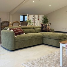 Capri Sofabed Storage Olive