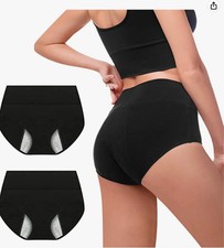 Women’s Incontinence Pants Pads 100% Cotton Washable Briefs Knickers UK