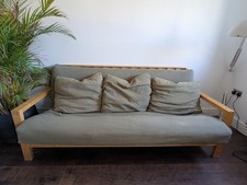 Futon Company Cocoon - 3 Seater Birch Sofa Bed