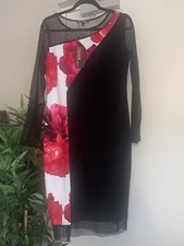 Rose Black Mesh Dress By