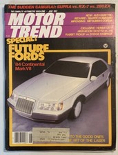 Vintage Motor Trend Magazine