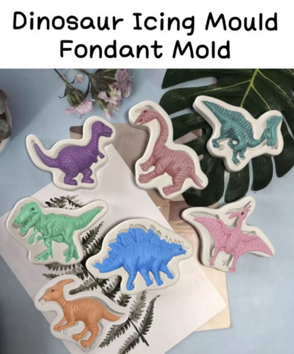 Dinosaur silicone mould cake - mould,