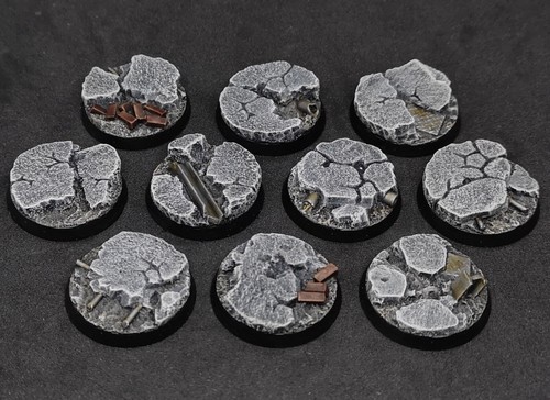 28mm urban ruins rubble - , bases