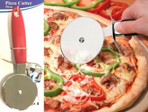 Pizza cutter wheel stainless - pizza,