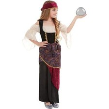 Smiffys Fortune Teller Girl's Gypsy Fancy Dress Costume