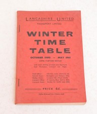 Bus Coach Winter Timetable