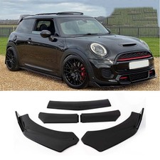 For Mini Cooper R50 R53 R55 R56 R58 F55 F56 Front Bumper Lip Splitter GLOSS BLK