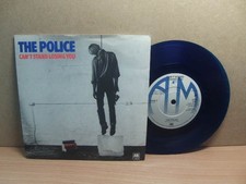 The Police – Can’t Stand Losing You 1978 blue vinyl 7” A&M AMT 7381 PS