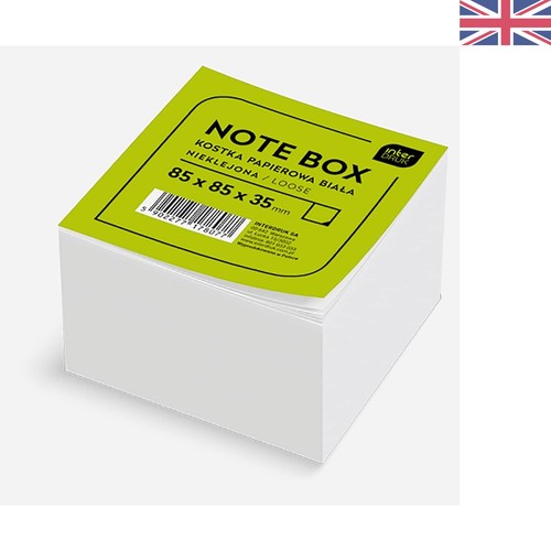 Interdruk white memo cube - memo, 85mm