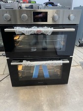New Graded Hisense BID75211XUK 54L Built Under Double Oven - Stainless Steel