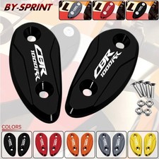 Honda CBR1000RR Mirror Blank Blanking Plates Cap Cover Metal 2008-2024 Motorbike