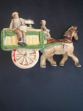 Vintage  Table Lighter Made In Japan -horse-drawn carriage made in Ireland
