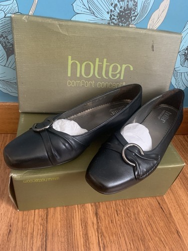 Hotter ladies black leather - hotter,