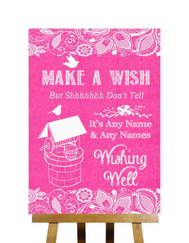 Bright pink burlap - pink,