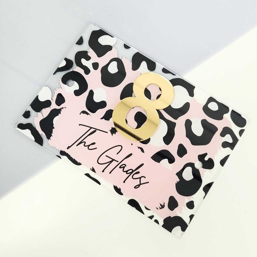 Personalised acrylic door - acrylic,