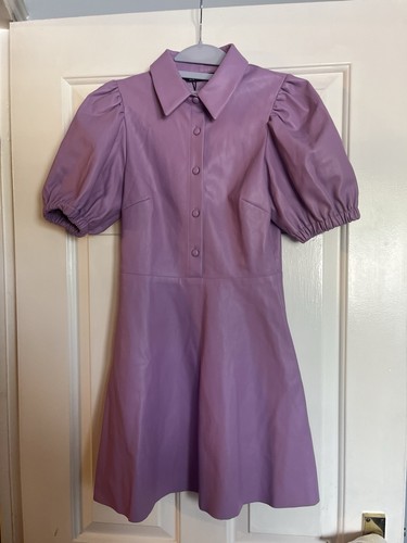 Zara lilac faux leather - , shirt