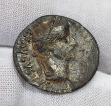 Rare Tiberius  SILVER Denarius