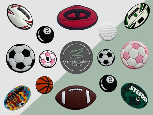 Sports balls charms - sports,
