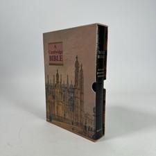 A Cambridge Bible Black Calfskin Leather Boxed