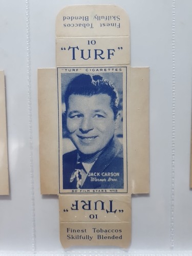 Turf cigarette card box film - turf, box,