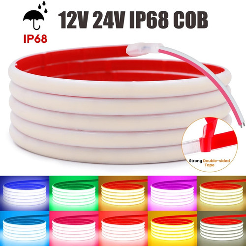 12v 24v ip68 cob - 24v, led