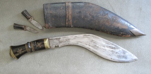 Antique gurkha kukri - kukri, fighting