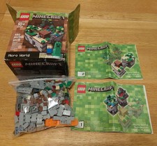 ? Lego ideas minecraft micro world  21102 Complete Set With Box