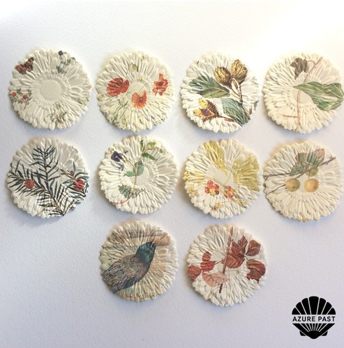 Embossed die cuts - 10,