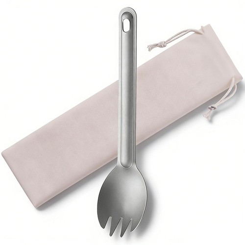 Titanium spork 3inch long - titanium,