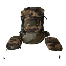 Huge French Army F3 Bergen backpack rucksack woodland camo 80 to 100 litre bag