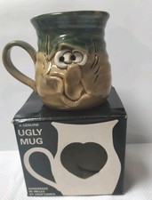 Genuine Ugly Mug Pretty Ugly Pottery Glazed Handmade Cup Wales Stamped Boxed