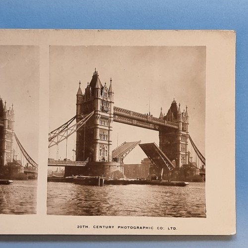 Stereoview card real photo - card,