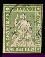 95002be switzerland stamp - 95002be,