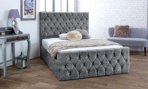 New ottoman steel grey - new,