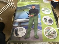 Waterproof waders with repair kit /braces for fishing /pressure washing in ponds