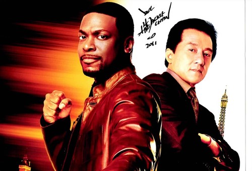 Jackie chan signed 12x8 photo - chan,