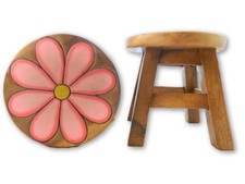 Childs Childrens Wooden Stool