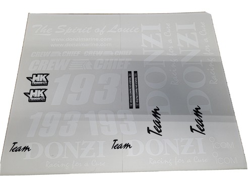 Team donzi 193 decals - team,