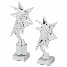 Dance Trophy Award Silver on