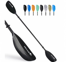 Abahub Adjustable Kayak Paddle 210-230 cm/82-90 Inches Floating Kayaking Oars