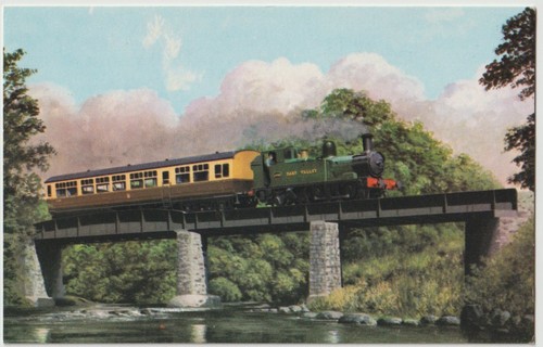 Railway art postcard gwr 14xx - gwr,