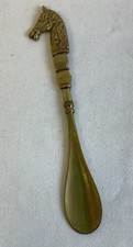 Vintage Metal Brass Decorative Equestrian Horse Head Shoe Horn (25cm)
