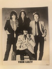 Thin Lizzy Autographed Photo