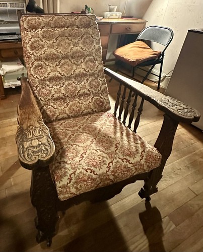 Antique morris manual recliner - morris,
