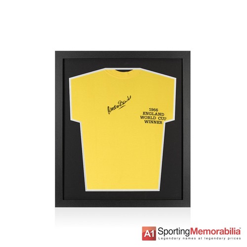 Framed gordon banks signed - framed,