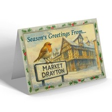XMAS NOTELET - Market Drayton