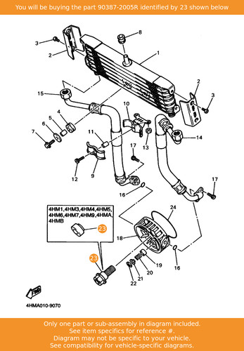 Yamaha collar 90387 2005r - yamaha, oem