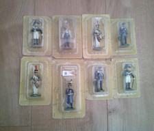L150 Job Lot of 8 x Eaglemoss Napoleonic War Figures / Soldiers - Metal 1/32