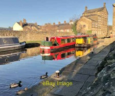 Photo 12x8 Canal boats in