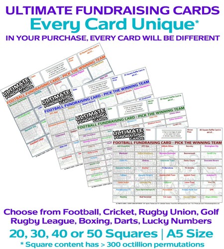 Scratch card fundraising - card,